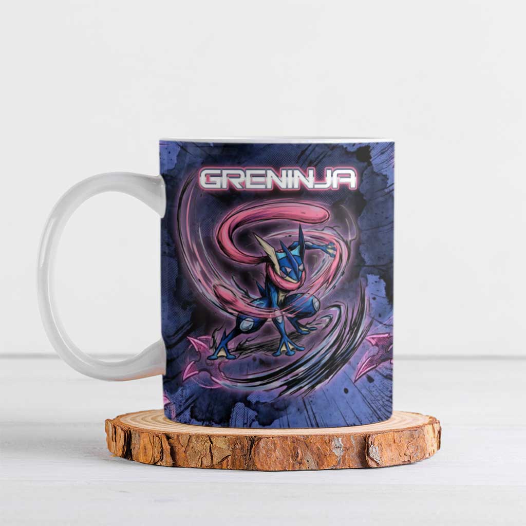 Greninja Ninja Star Ceramic Mug Greninja in the Ninja Storm Realm