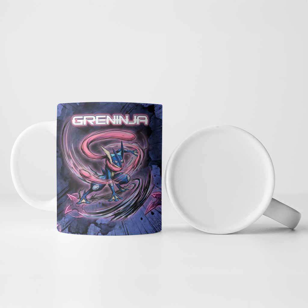 Greninja Ninja Star Ceramic Mug Greninja in the Ninja Storm Realm