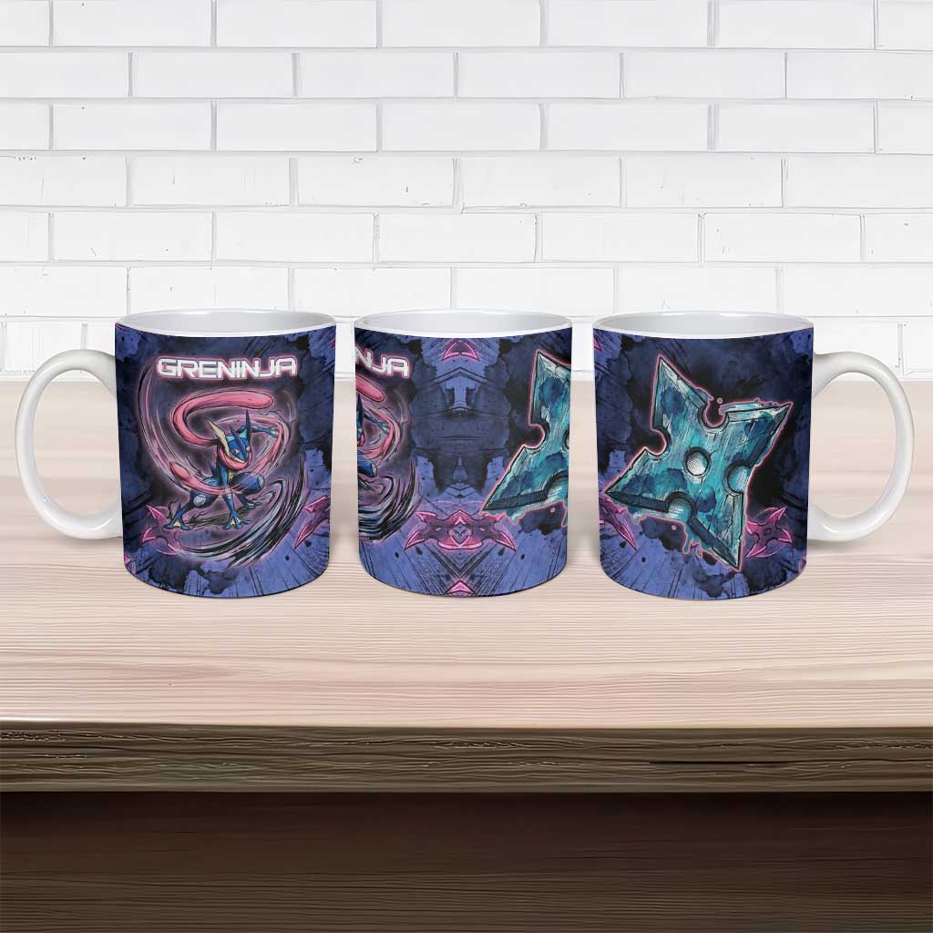 Greninja Ninja Star Ceramic Mug Greninja in the Ninja Storm Realm