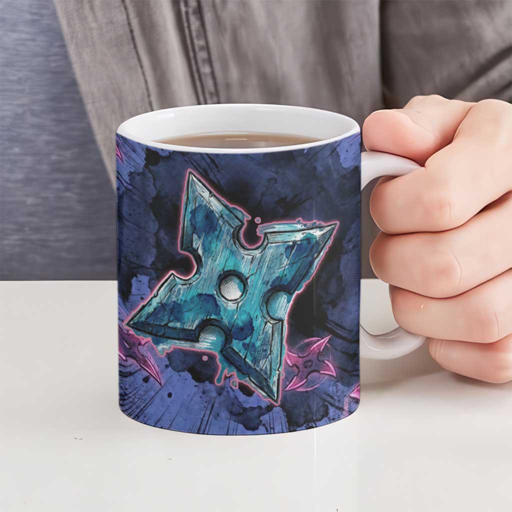 Greninja Ninja Star Ceramic Mug Greninja in the Ninja Storm Realm