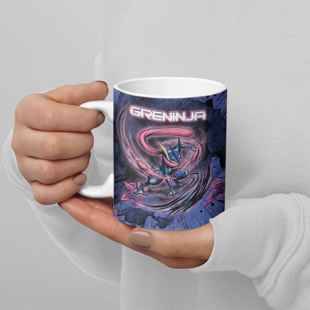 Greninja Ninja Star Ceramic Mug Greninja in the Ninja Storm Realm