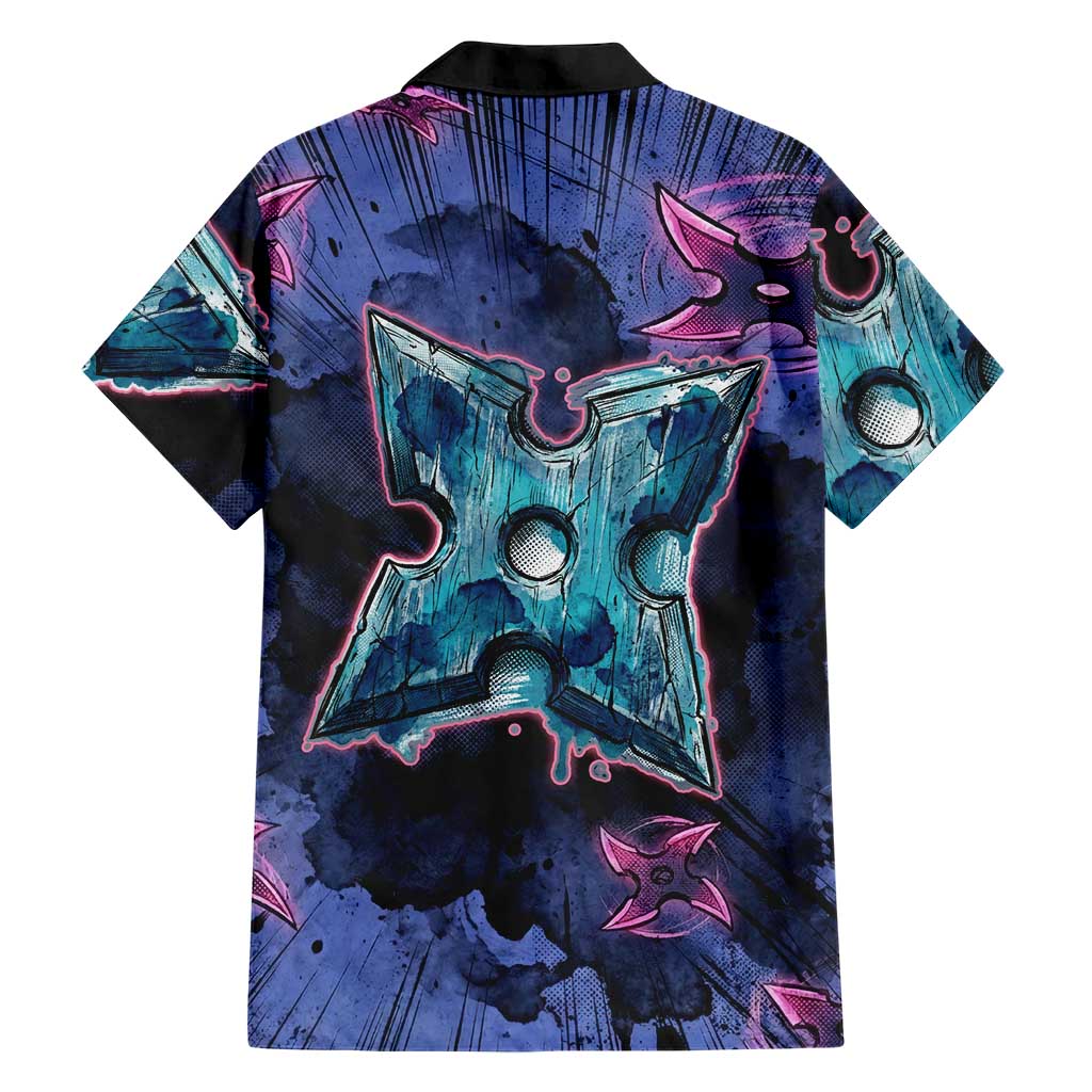 Greninja Ninja Star Family Matching Summer Maxi Dress and Hawaiian Shirt Greninja in the Ninja Storm Realm