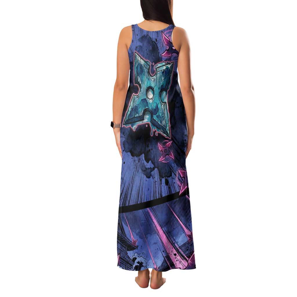 Greninja Ninja Star Family Matching Tank Maxi Dress and Hawaiian Shirt Greninja in the Ninja Storm Realm