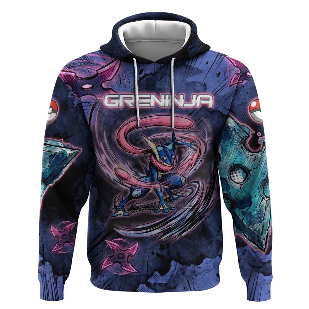 Greninja Ninja Star Hoodie Greninja in the Ninja Storm Realm