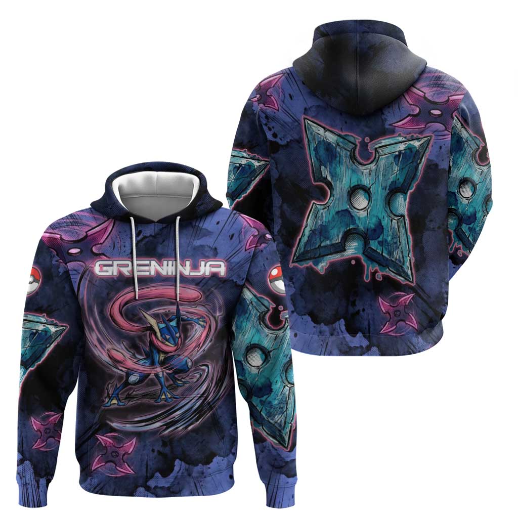 Greninja Ninja Star Hoodie Greninja in the Ninja Storm Realm