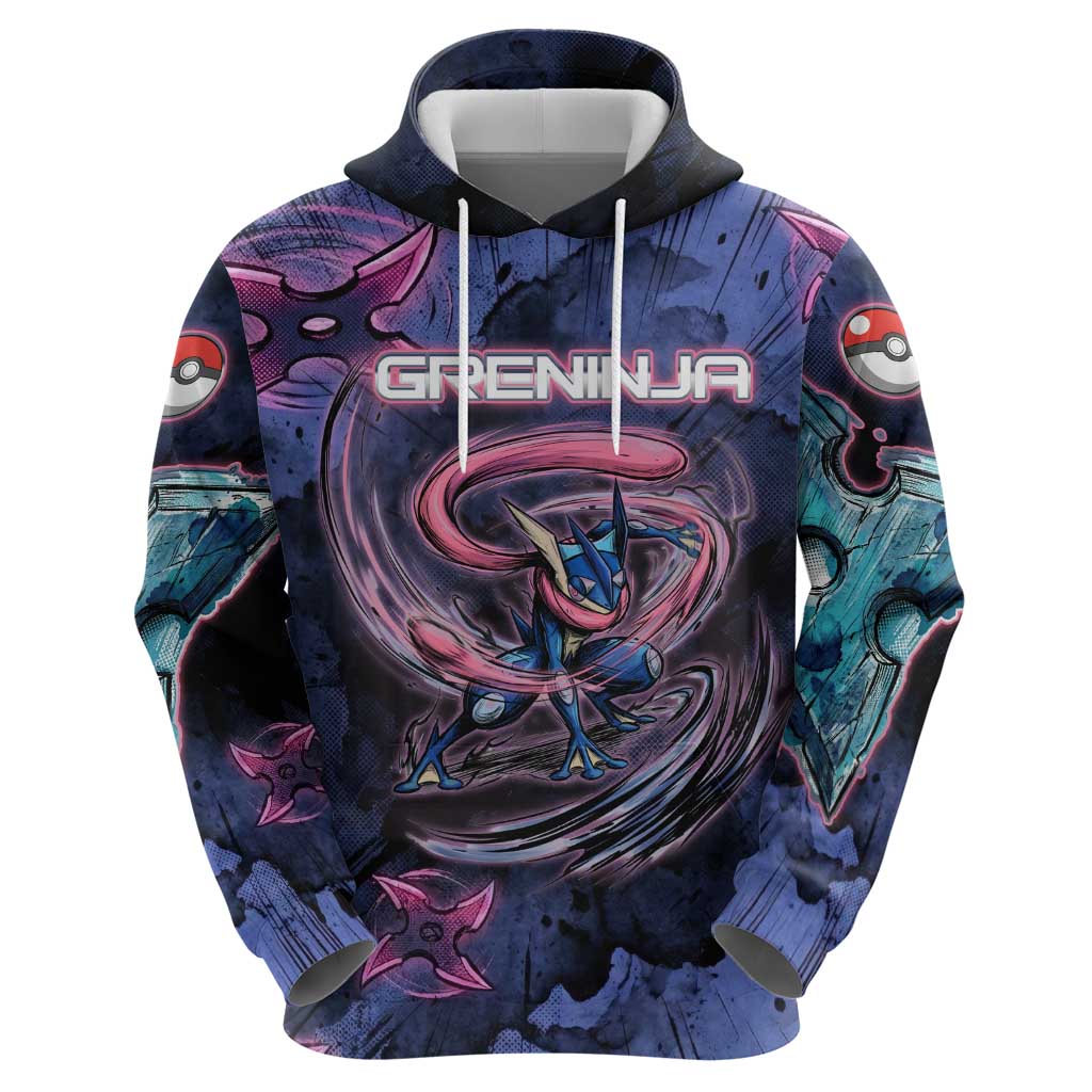 Greninja Ninja Star Hoodie Greninja in the Ninja Storm Realm