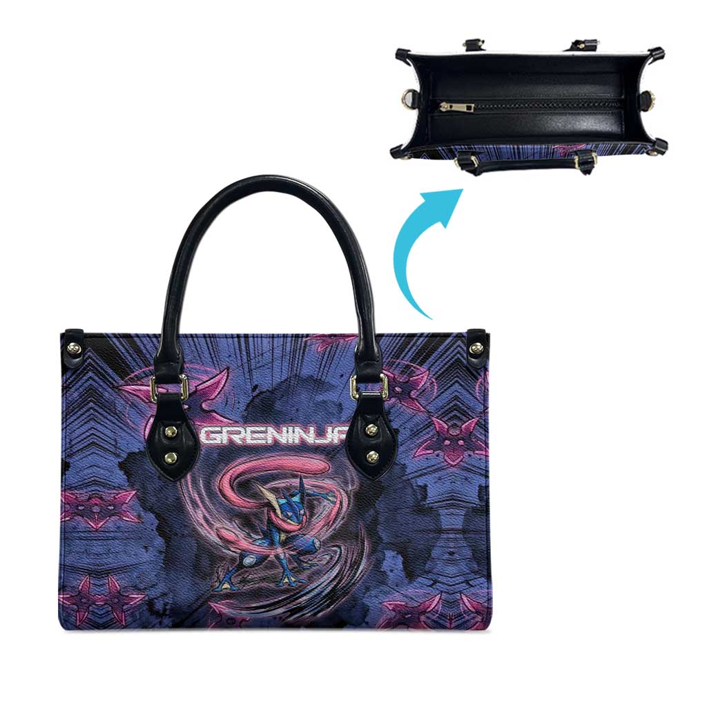 Greninja Ninja Star Leather Bag Greninja in the Ninja Storm Realm