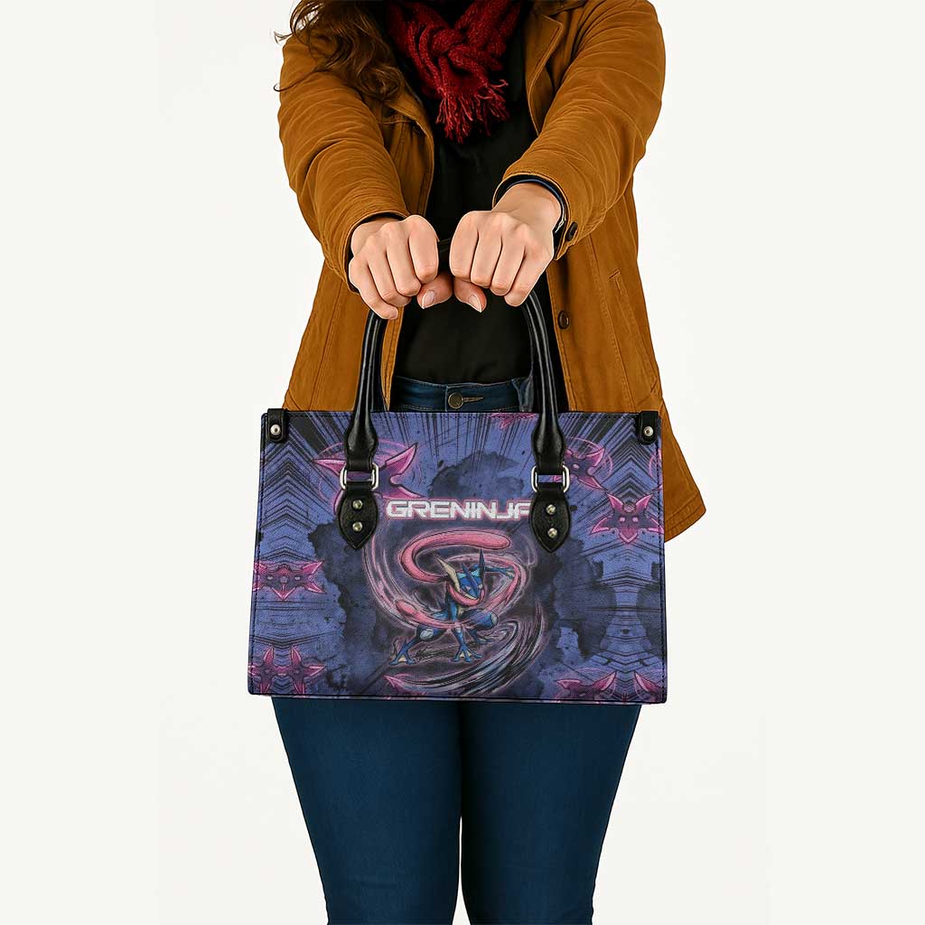 Greninja Ninja Star Leather Bag Greninja in the Ninja Storm Realm