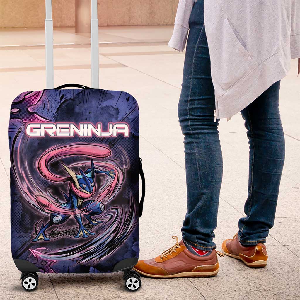 Greninja Ninja Star Luggage Cover Greninja in the Ninja Storm Realm