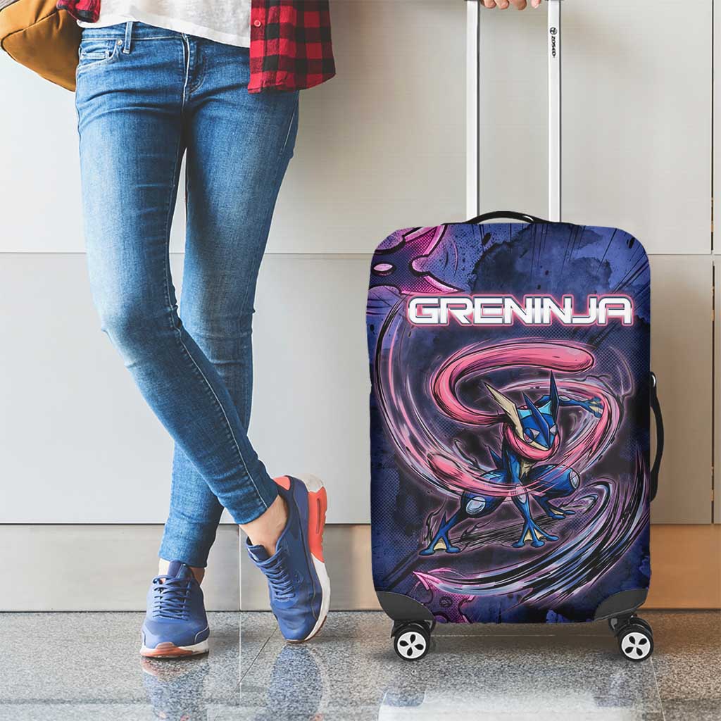 Greninja Ninja Star Luggage Cover Greninja in the Ninja Storm Realm