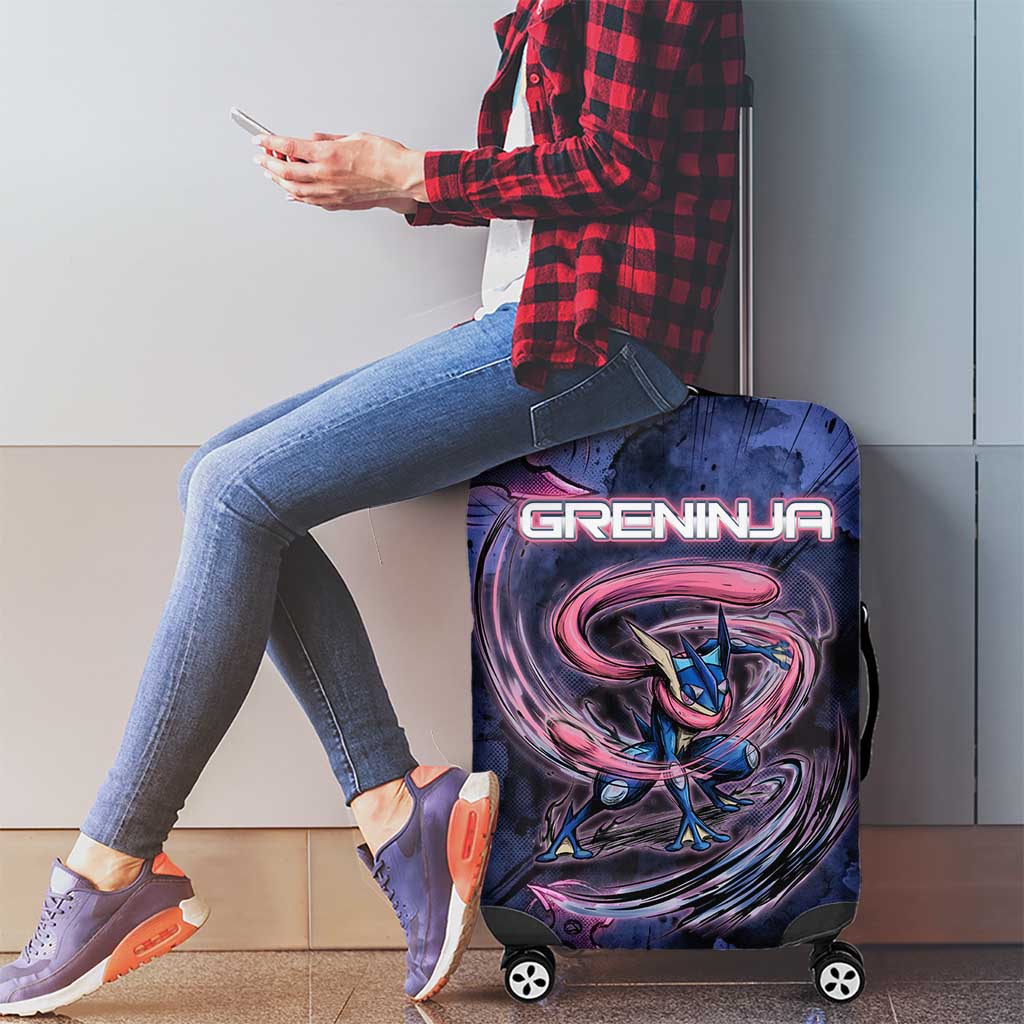 Greninja Ninja Star Luggage Cover Greninja in the Ninja Storm Realm