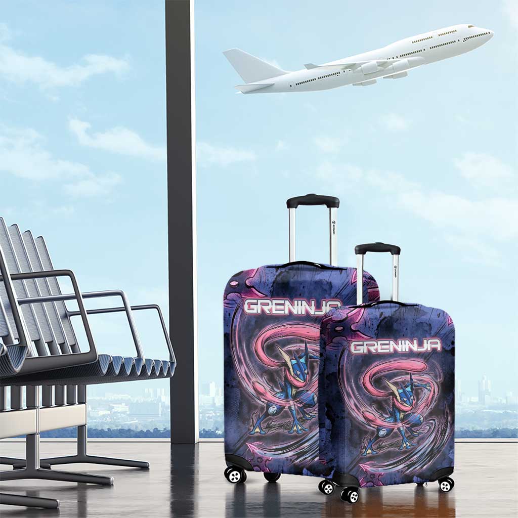Greninja Ninja Star Luggage Cover Greninja in the Ninja Storm Realm