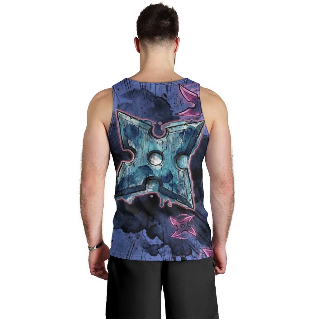 Greninja Ninja Star Men Tank Top Greninja in the Ninja Storm Realm