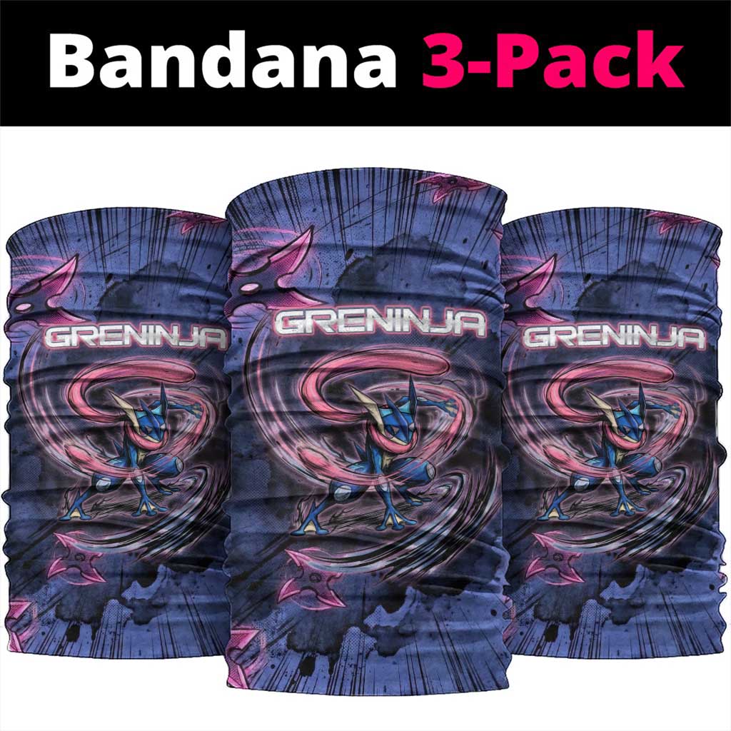 Greninja Ninja Star Neck Gaiter Greninja in the Ninja Storm Realm
