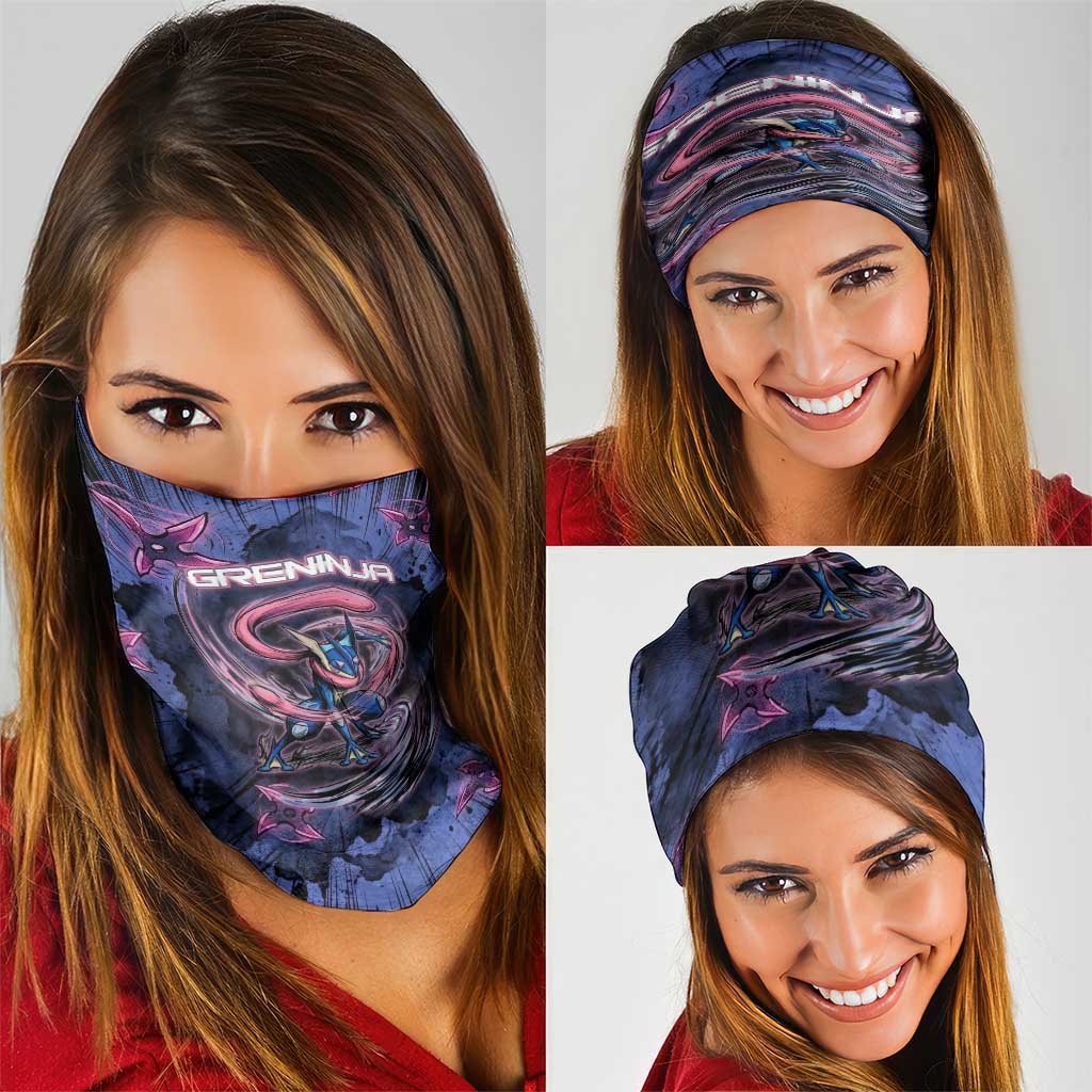 Greninja Ninja Star Neck Gaiter Greninja in the Ninja Storm Realm