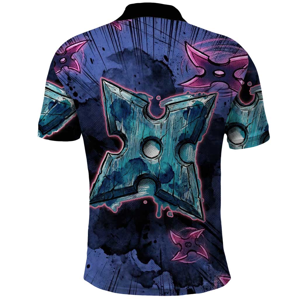 Greninja Ninja Star Polo Shirt Greninja in the Ninja Storm Realm
