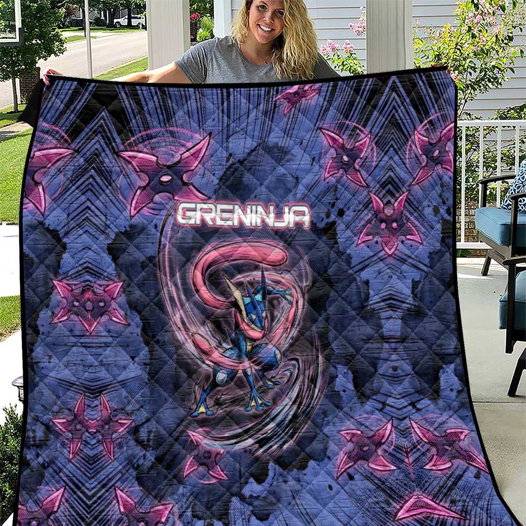 Greninja Ninja Star Quilt Greninja in the Ninja Storm Realm