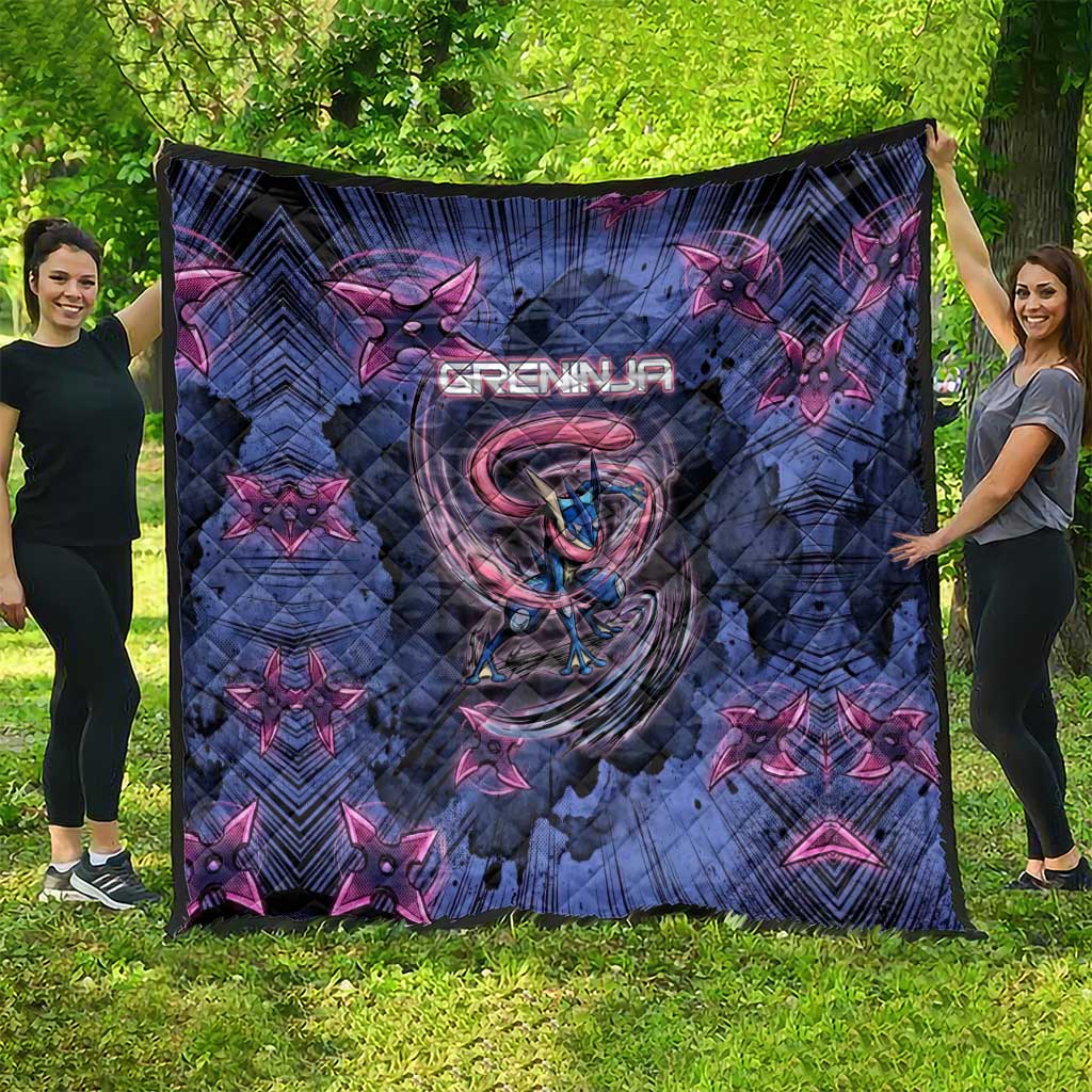 Greninja Ninja Star Quilt Greninja in the Ninja Storm Realm