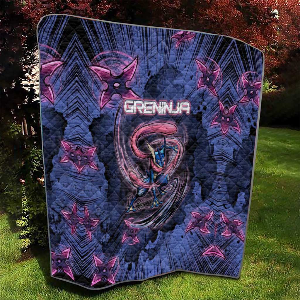 Greninja Ninja Star Quilt Greninja in the Ninja Storm Realm