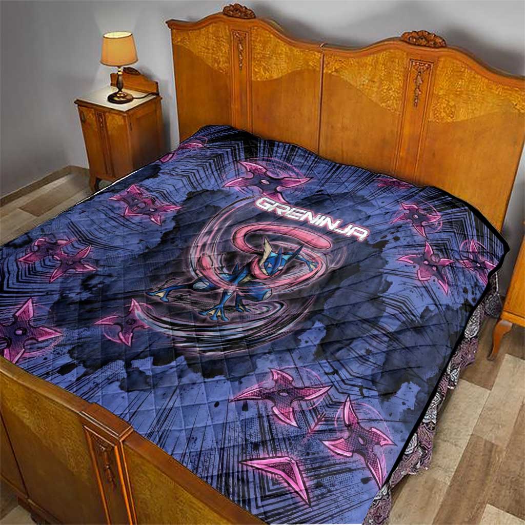 Greninja Ninja Star Quilt Greninja in the Ninja Storm Realm