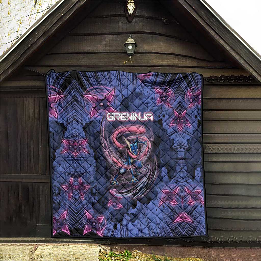 Greninja Ninja Star Quilt Greninja in the Ninja Storm Realm