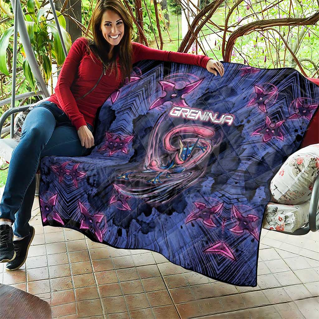 Greninja Ninja Star Quilt Greninja in the Ninja Storm Realm