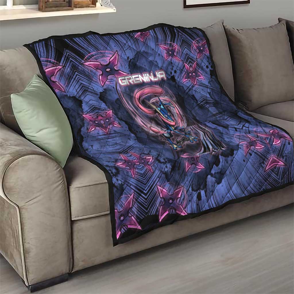 Greninja Ninja Star Quilt Greninja in the Ninja Storm Realm