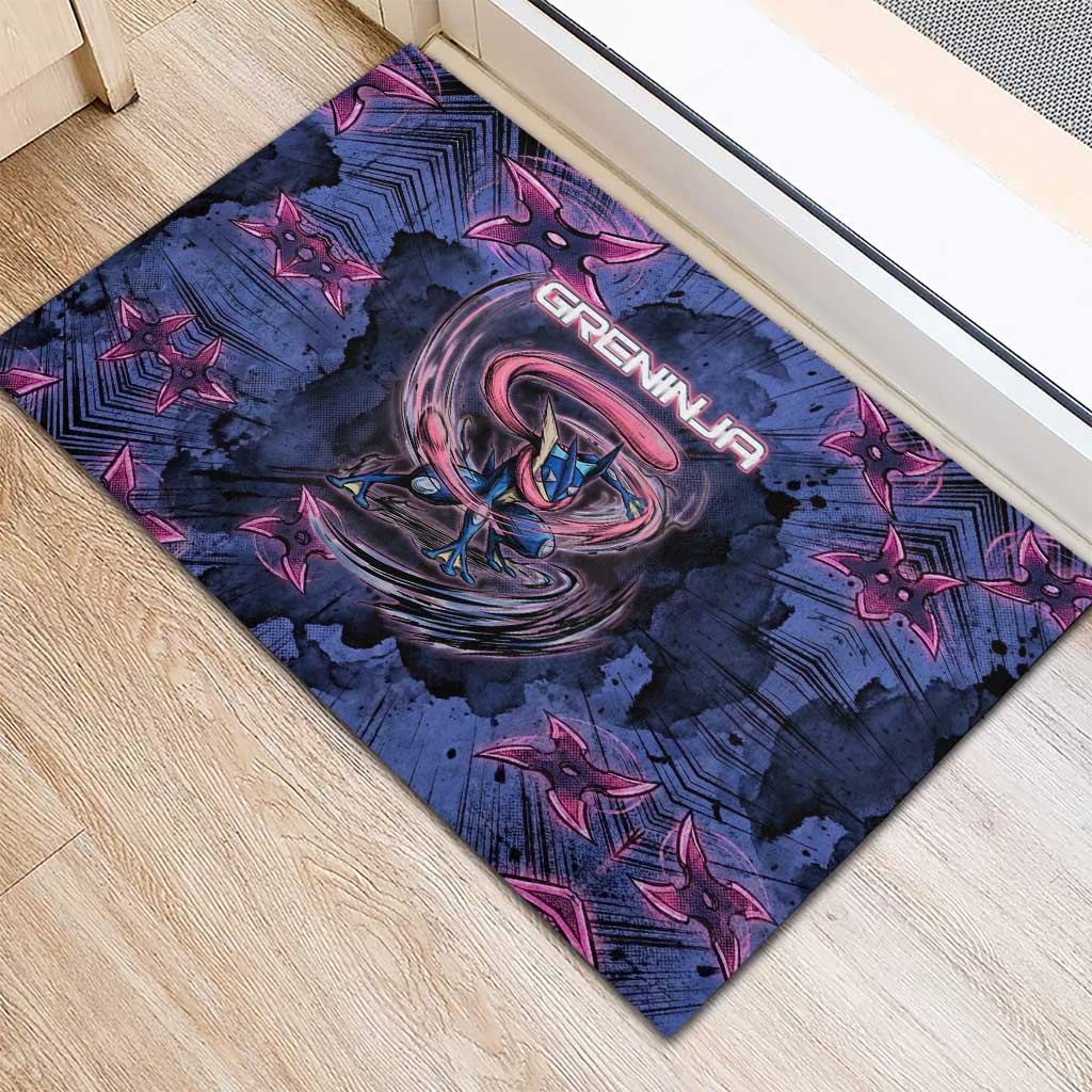 Greninja Ninja Star Rubber Doormat Greninja in the Ninja Storm Realm