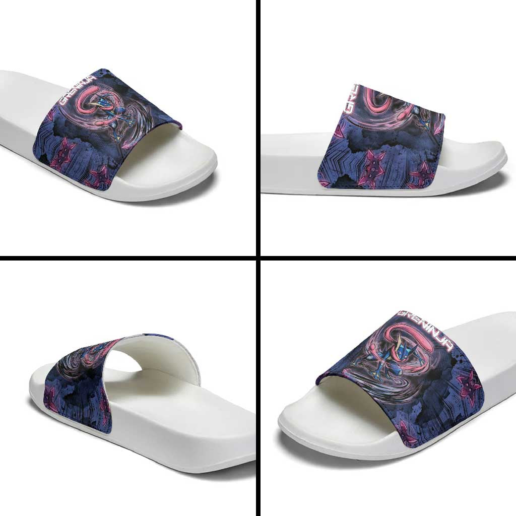 Greninja Ninja Star Slide Sandals Greninja in the Ninja Storm Realm
