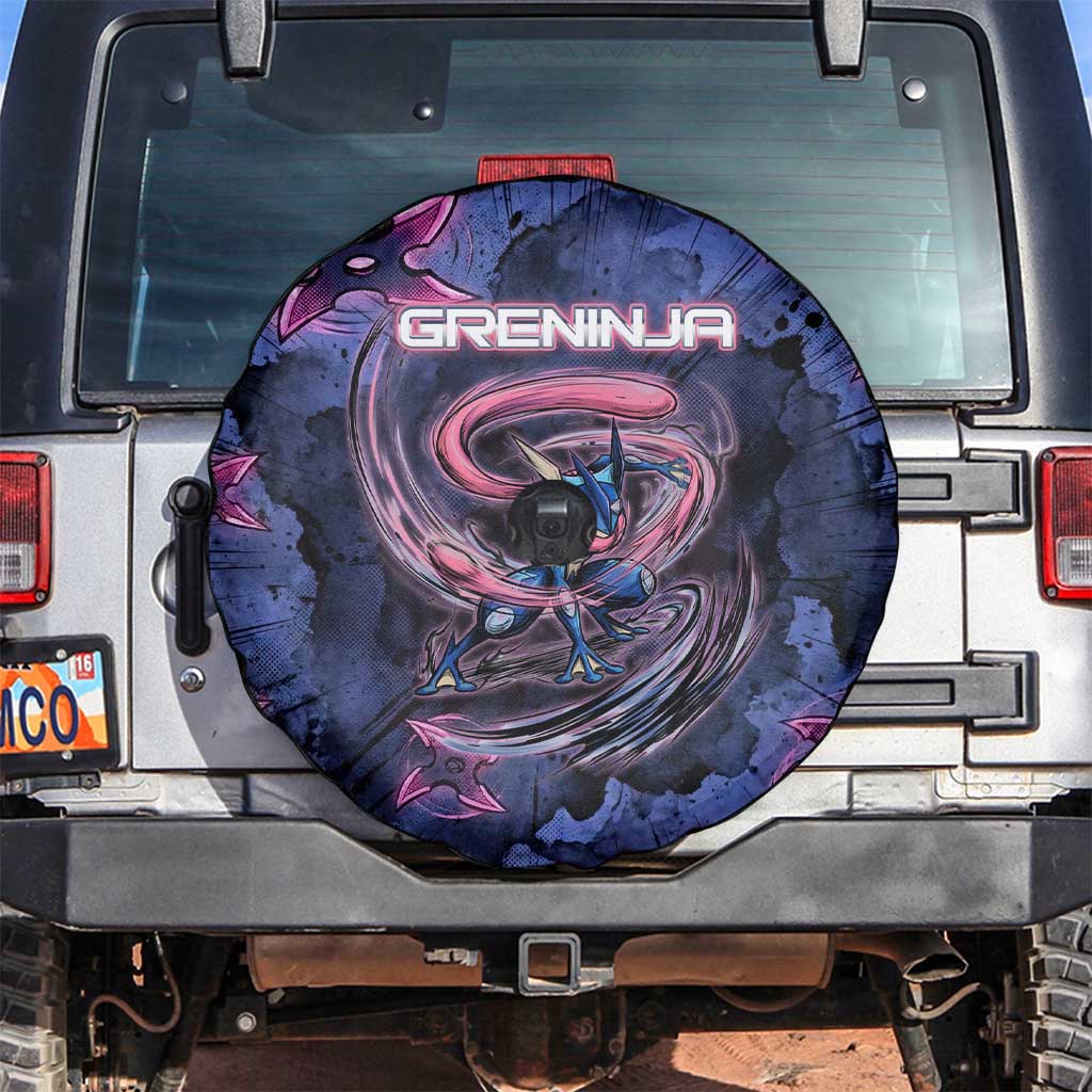 Greninja Ninja Star Spare Tire Cover Greninja in the Ninja Storm Realm