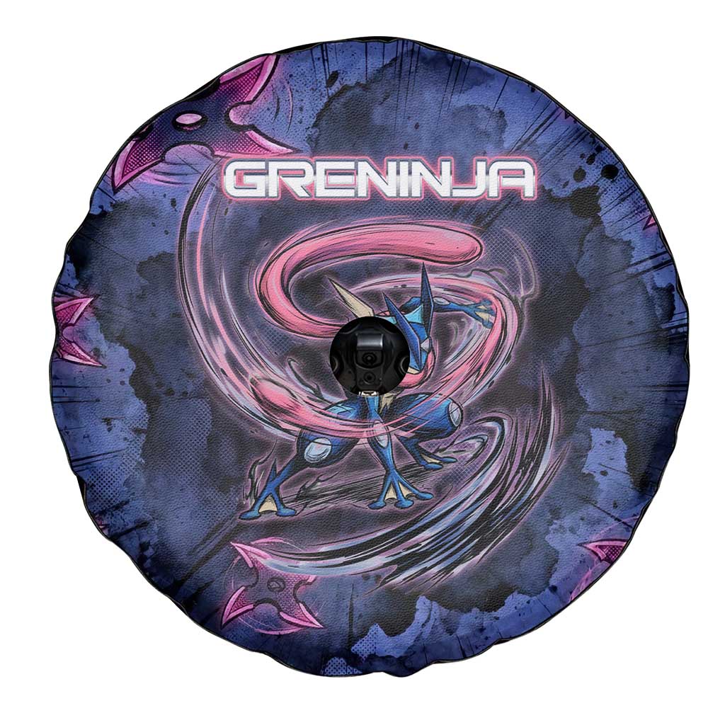 Greninja Ninja Star Spare Tire Cover Greninja in the Ninja Storm Realm