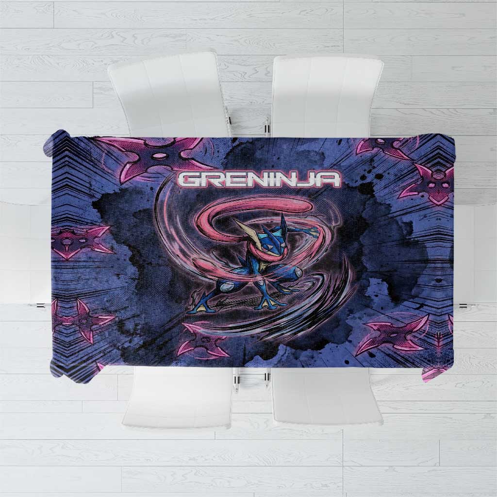 Greninja Ninja Star Tablecloth Greninja in the Ninja Storm Realm