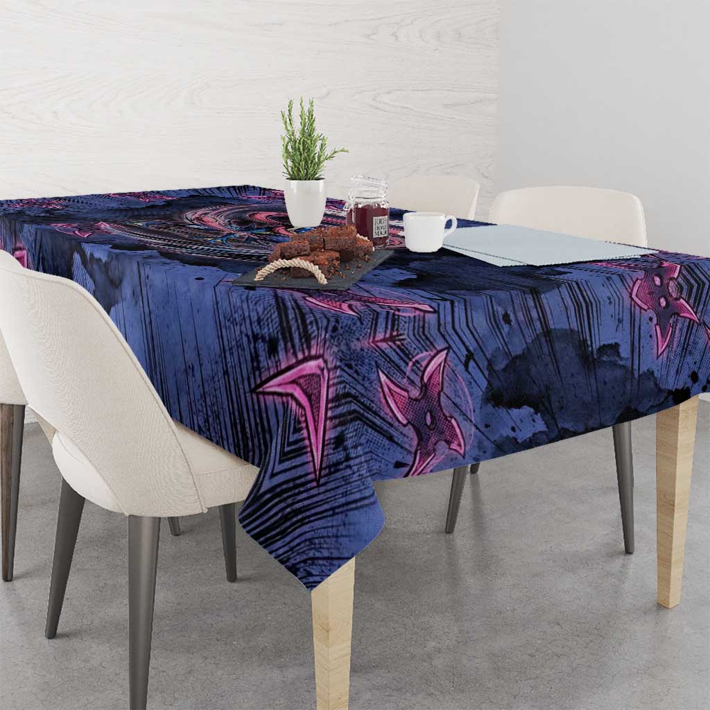Greninja Ninja Star Tablecloth Greninja in the Ninja Storm Realm