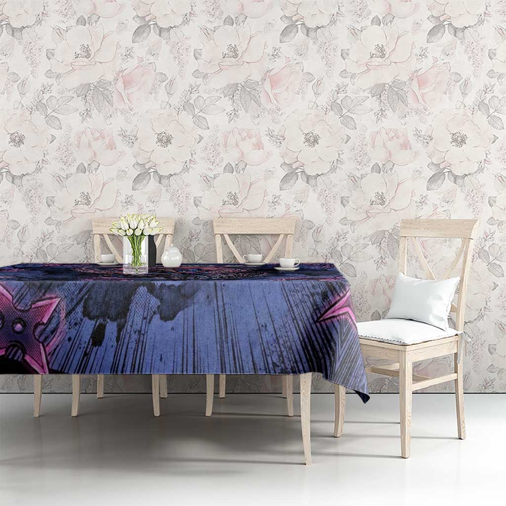 Greninja Ninja Star Tablecloth Greninja in the Ninja Storm Realm