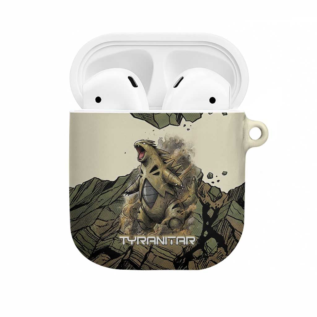 Tyranitar Rock Smash AirPods Case Tyranitar’s Seismic Roar - Monster of the Mountains