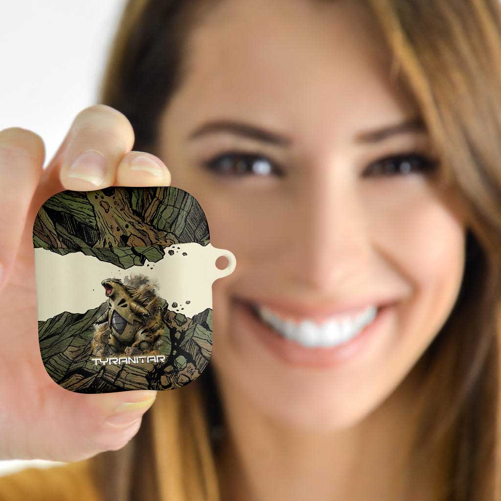 Tyranitar Rock Smash AirPods Case Tyranitar’s Seismic Roar - Monster of the Mountains