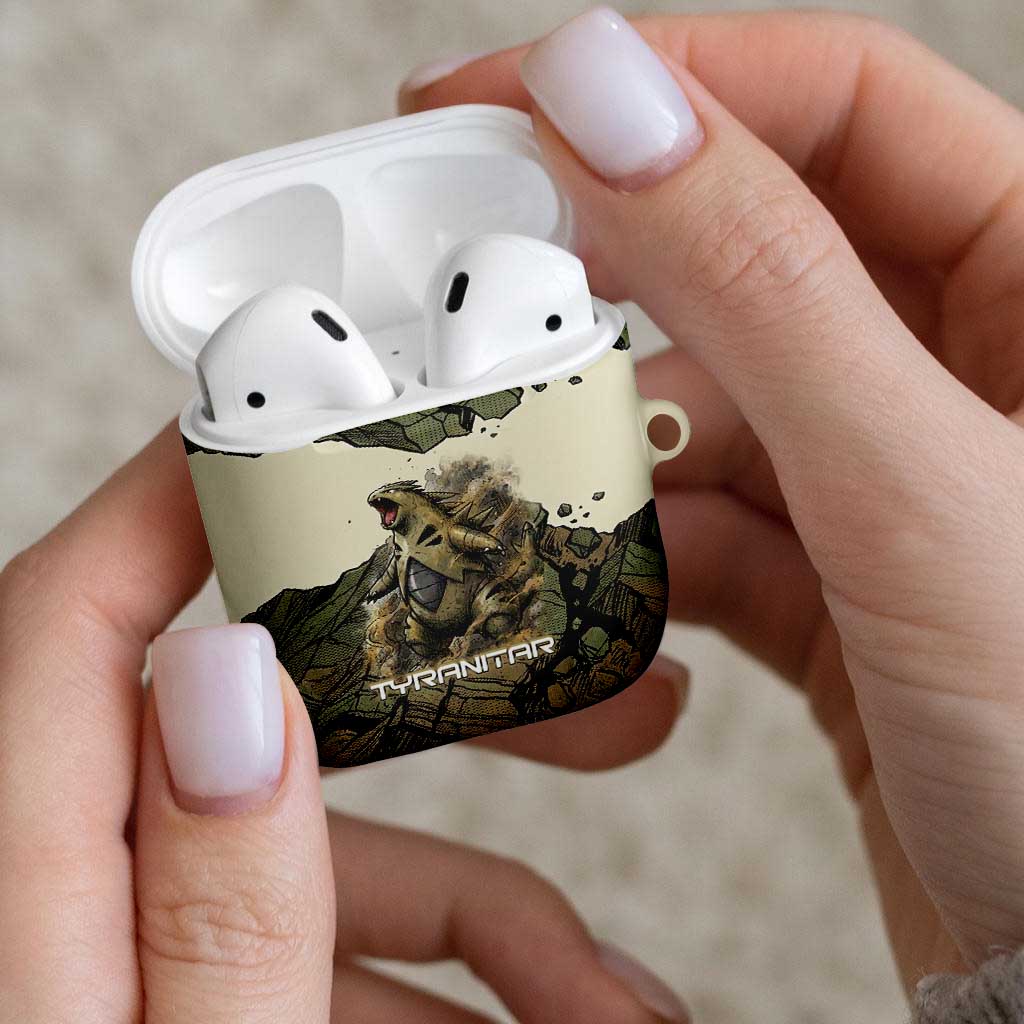 Tyranitar Rock Smash AirPods Case Tyranitar’s Seismic Roar - Monster of the Mountains