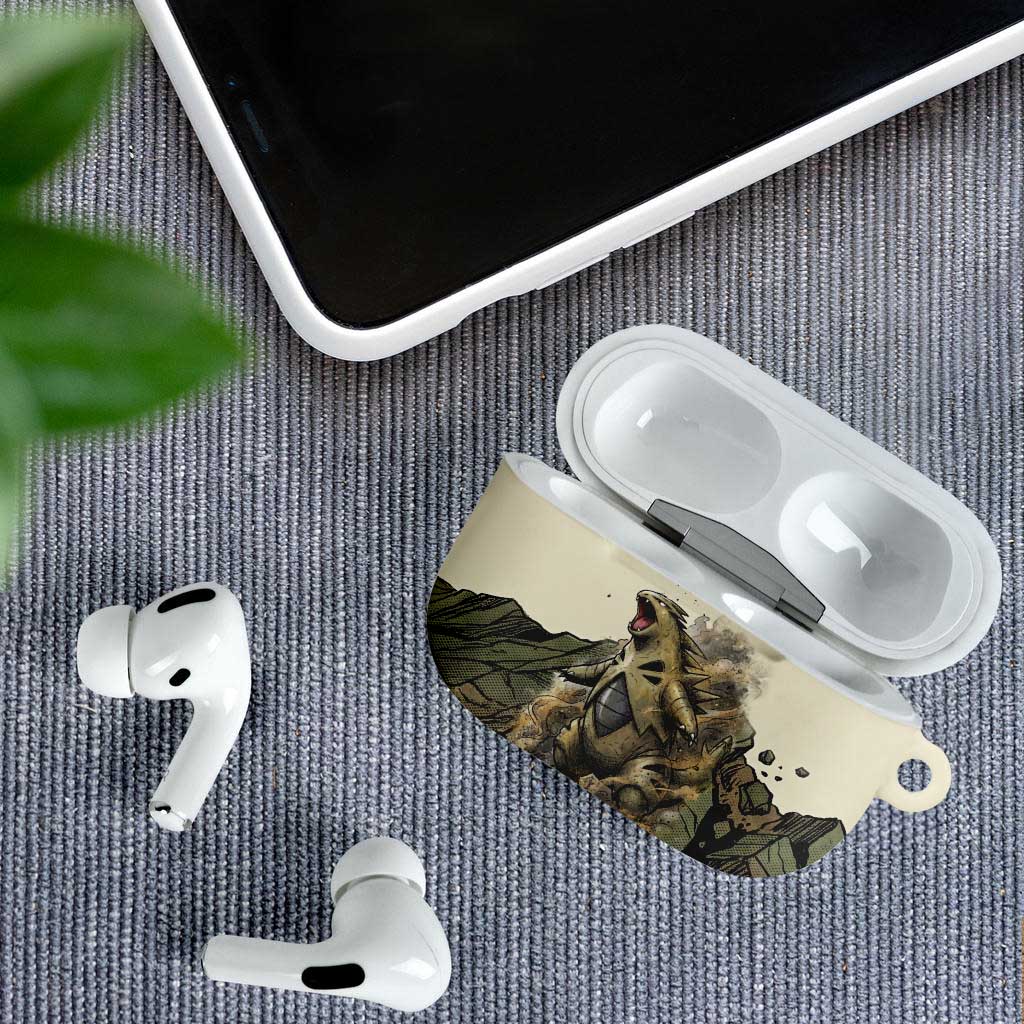 Tyranitar Rock Smash AirPods Case Tyranitar’s Seismic Roar - Monster of the Mountains