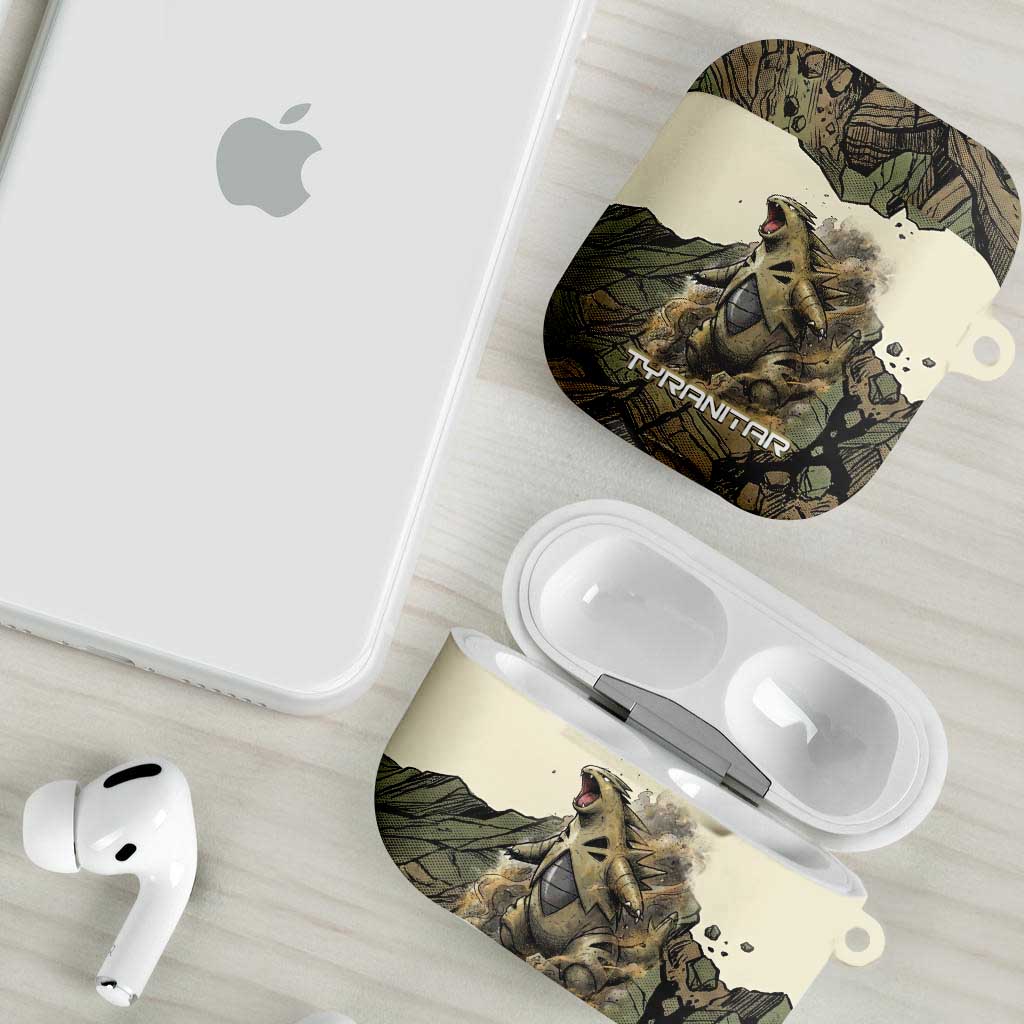 Tyranitar Rock Smash AirPods Case Tyranitar’s Seismic Roar - Monster of the Mountains
