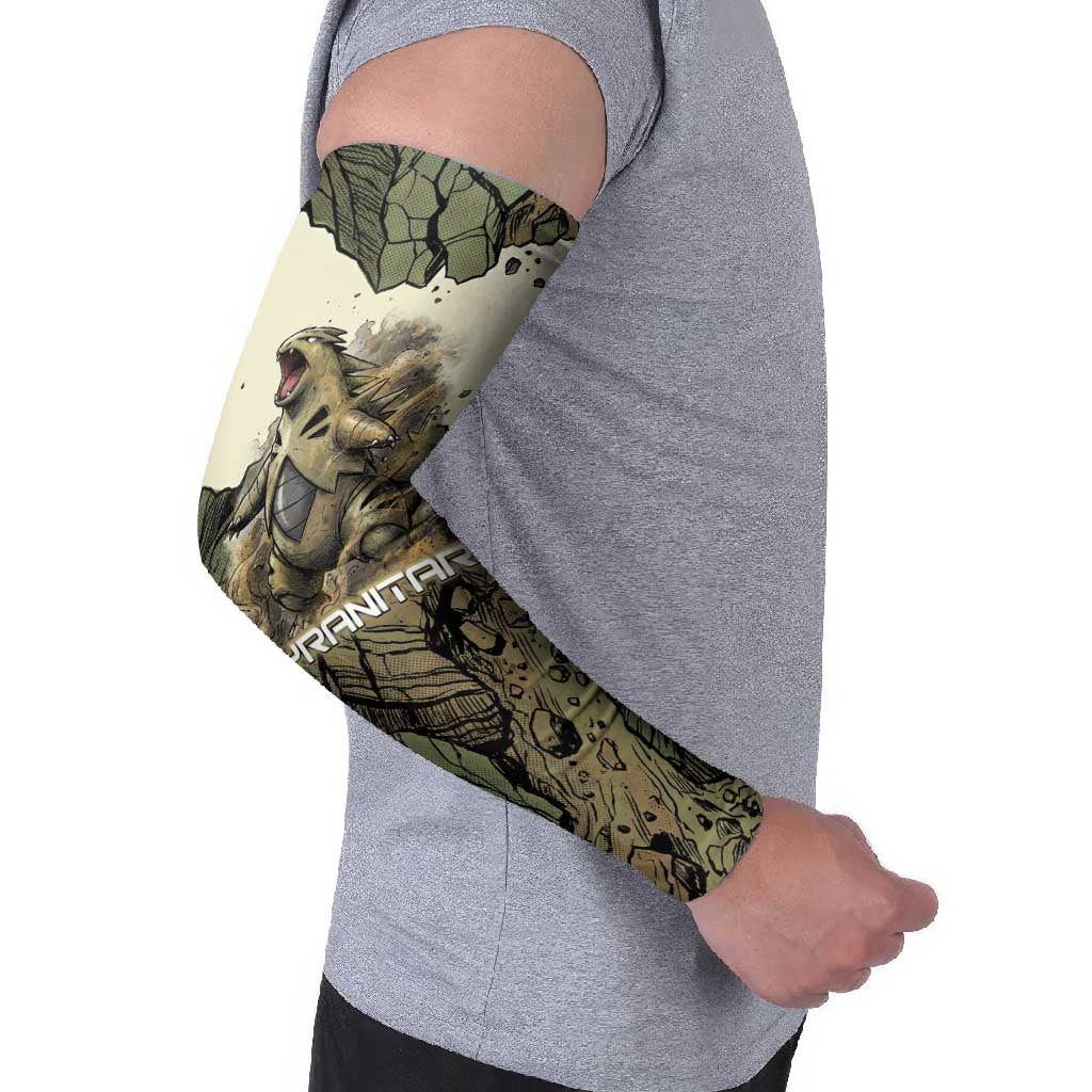 Tyranitar Rock Smash Arm Sleeves Tyranitar’s Seismic Roar - Monster of the Mountains