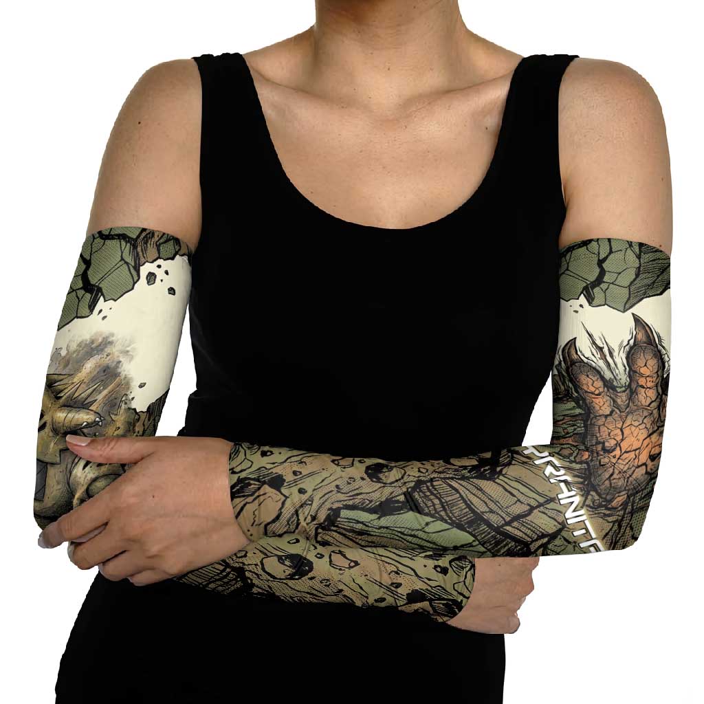 Tyranitar Rock Smash Arm Sleeves Tyranitar’s Seismic Roar - Monster of the Mountains