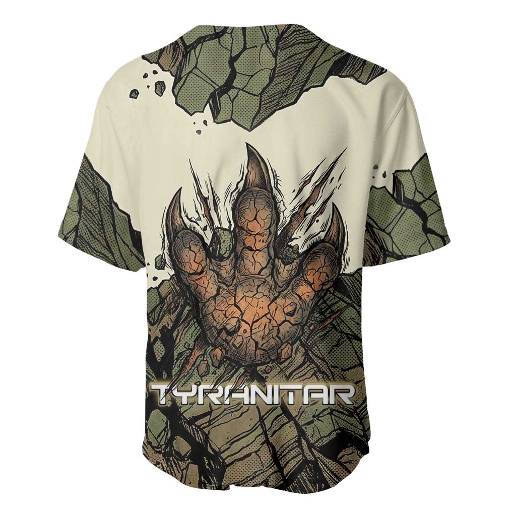 Tyranitar Rock Smash Baseball Jersey Tyranitar’s Seismic Roar - Monster of the Mountains