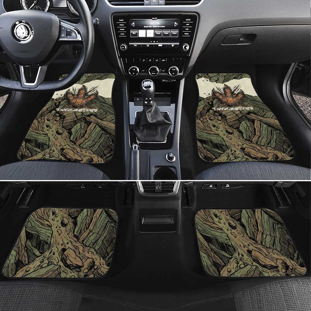 Tyranitar Rock Smash Car Mats Tyranitar’s Seismic Roar - Monster of the Mountains
