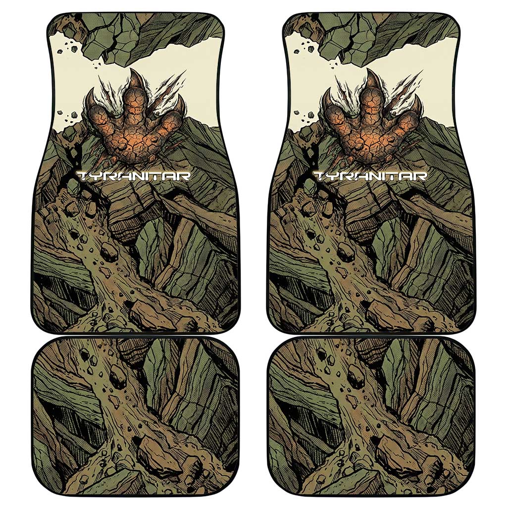 Tyranitar Rock Smash Car Mats Tyranitar’s Seismic Roar - Monster of the Mountains