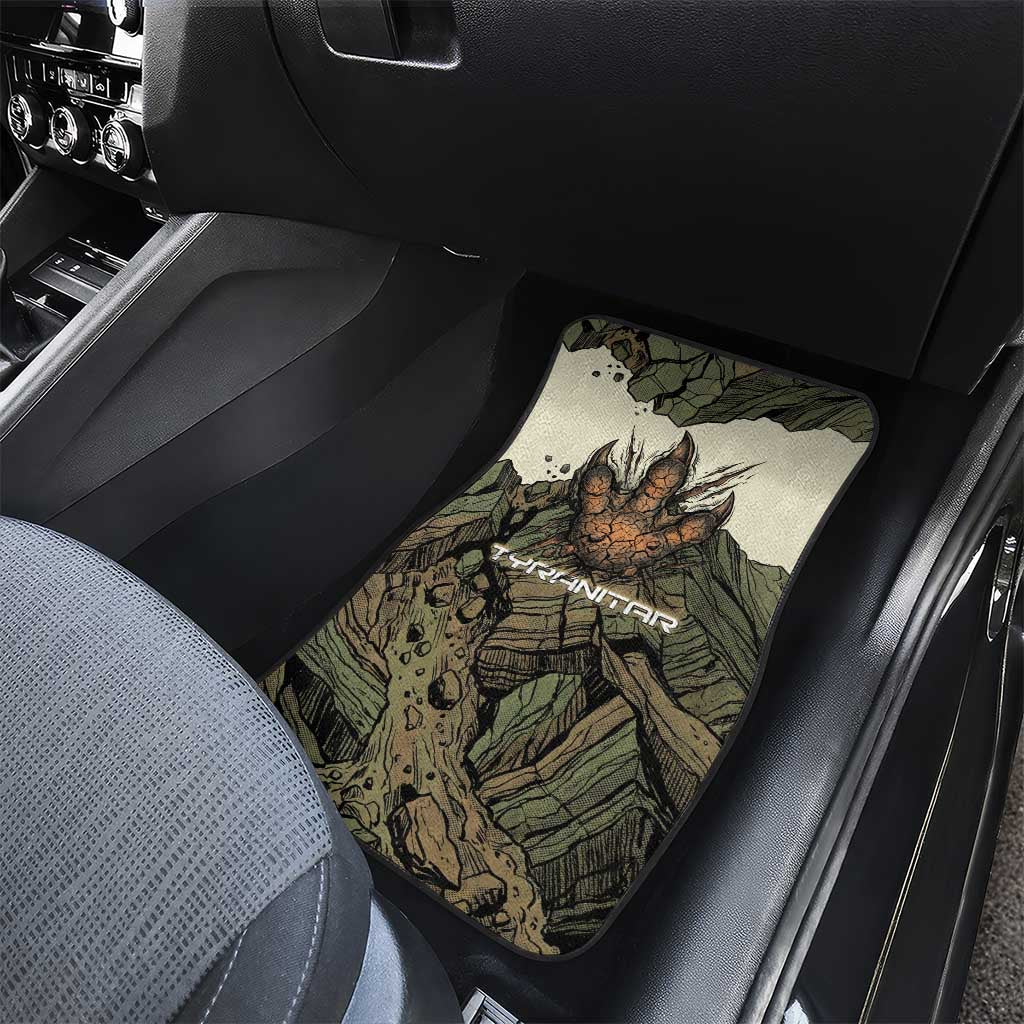 Tyranitar Rock Smash Car Mats Tyranitar’s Seismic Roar - Monster of the Mountains