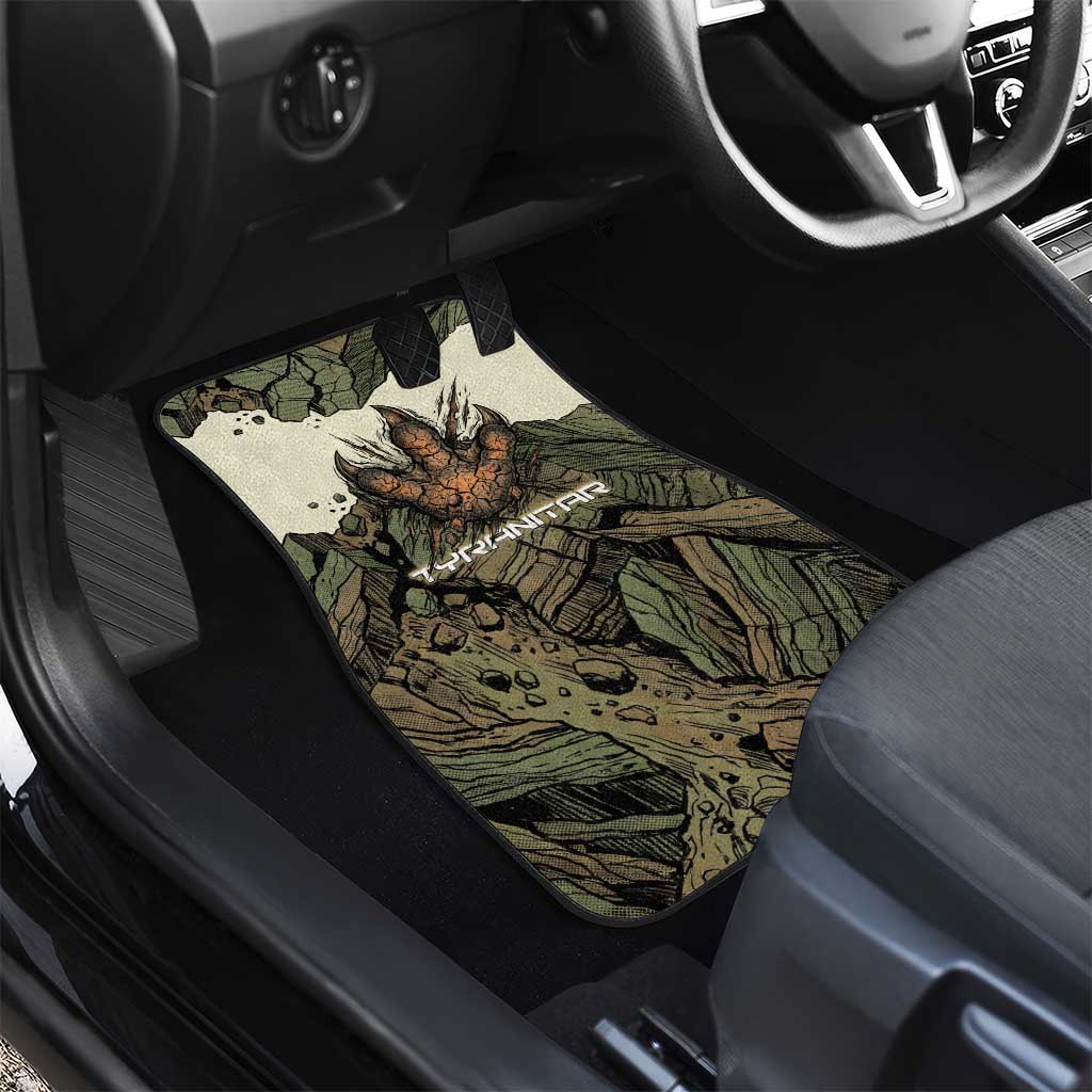 Tyranitar Rock Smash Car Mats Tyranitar’s Seismic Roar - Monster of the Mountains