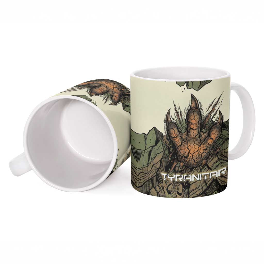Tyranitar Rock Smash Ceramic Mug Tyranitar’s Seismic Roar - Monster of the Mountains