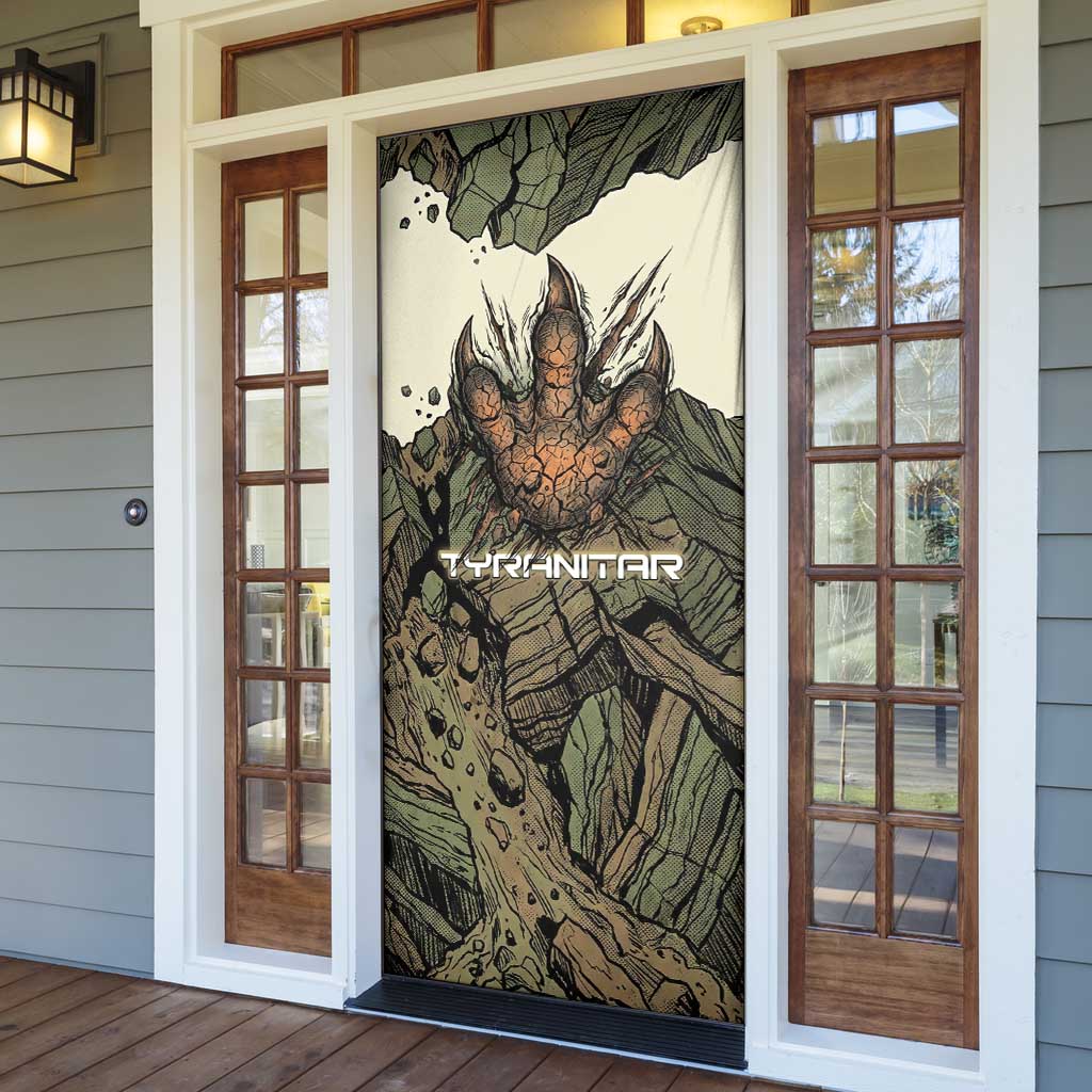 Tyranitar Rock Smash Door Cover Tyranitar’s Seismic Roar - Monster of the Mountains
