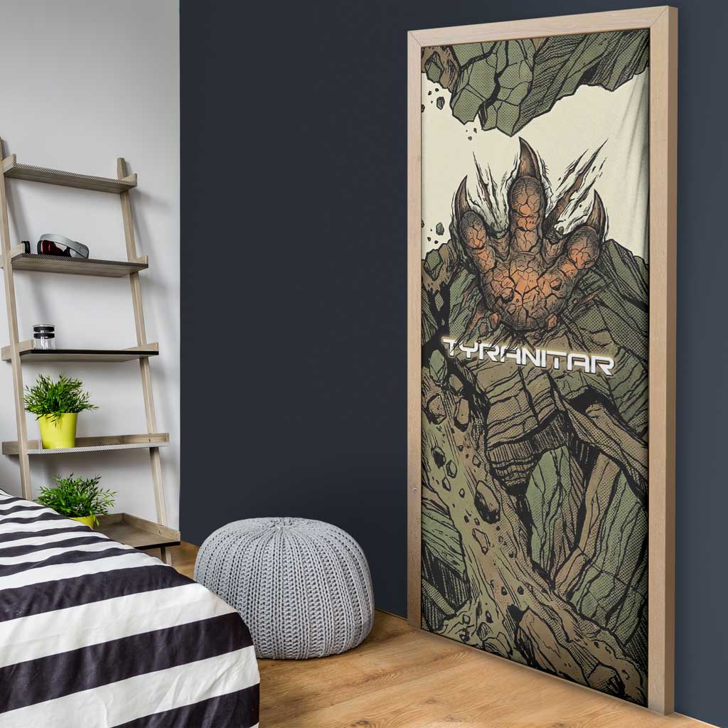 Tyranitar Rock Smash Door Cover Tyranitar’s Seismic Roar - Monster of the Mountains