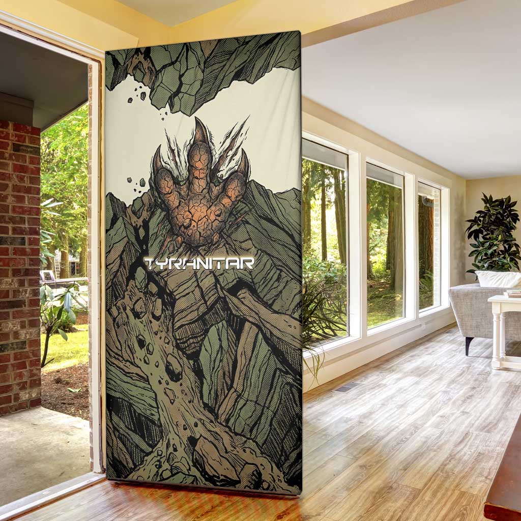 Tyranitar Rock Smash Door Cover Tyranitar’s Seismic Roar - Monster of the Mountains